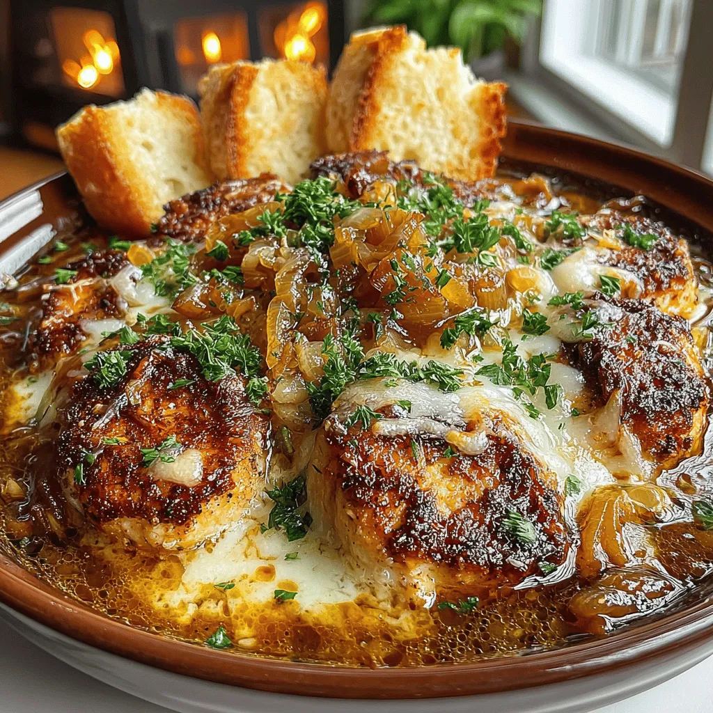 When it comes to comfort food, few dishes resonate as warmly as a hearty chicken meal infused with the rich, savory flavor of French onion soup. The Savory Crockpot French Onion Chicken recipe embodies this comforting essence, offering a delightful combination of tender chicken, sweet caramelized onions, and a luscious sauce that envelops each bite. This dish not only satisfies hunger but also warms the soul, making it an ideal choice for family dinners, special occasions, or simply a cozy night in.