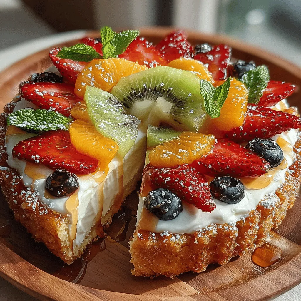 The assembly of your Sun-Kissed Summer Fruit Pizza is crucial, not just for taste but also for visual appeal. A well-arranged fruit pizza is a feast for the eyes and can elevate any gathering. Begin by spreading your cream cheese mixture evenly across the cooled crust. Use the back of a spoon or an offset spatula to create a smooth, even layer, ensuring you reach the edges for a clean finish.