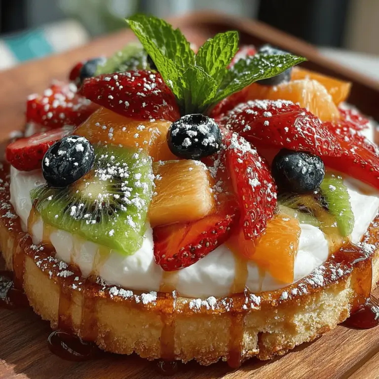 The assembly of your Sun-Kissed Summer Fruit Pizza is crucial, not just for taste but also for visual appeal. A well-arranged fruit pizza is a feast for the eyes and can elevate any gathering. Begin by spreading your cream cheese mixture evenly across the cooled crust. Use the back of a spoon or an offset spatula to create a smooth, even layer, ensuring you reach the edges for a clean finish.