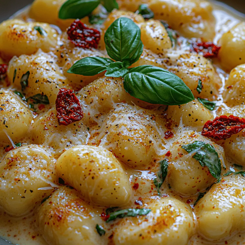 Creamy Sun-Dried Tomato Gnocchi is a dish that effortlessly combines rich flavors and a comforting texture, making it a beloved choice for both weeknight dinners and special occasions. This recipe has gained popularity not just for its indulgent taste but also for the ease of preparation, allowing home cooks of all skill levels to create a gourmet meal in their kitchens. The allure of this dish lies in its creamy sauce, which is beautifully complemented by the tangy punch of sun-dried tomatoes, resulting in an irresistible combination that delights the palate.