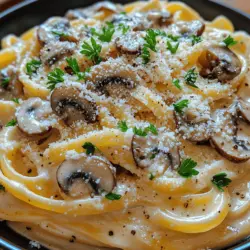 Creamy Mushroom Garlic Pasta: A Culinary Delight