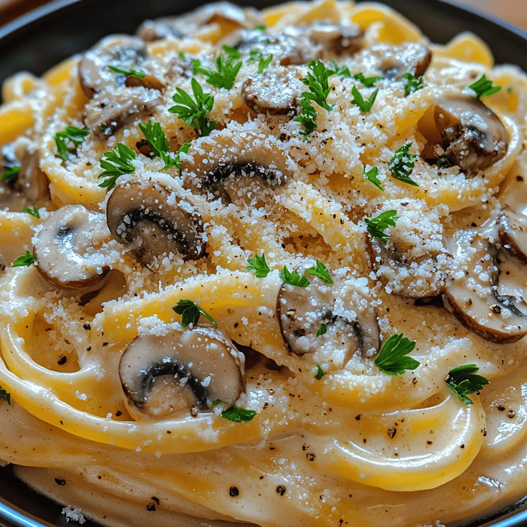 Creamy Mushroom Garlic Pasta is more than just a meal; it’s a comforting embrace on a plate. This dish combines the earthy essence of mushrooms with the aromatic allure of garlic, all enveloped in a rich and velvety sauce that clings to every strand of pasta. Whether you're a seasoned chef or a novice in the kitchen, this recipe is designed to be both approachable and satisfying, making it a perfect addition to your culinary repertoire.