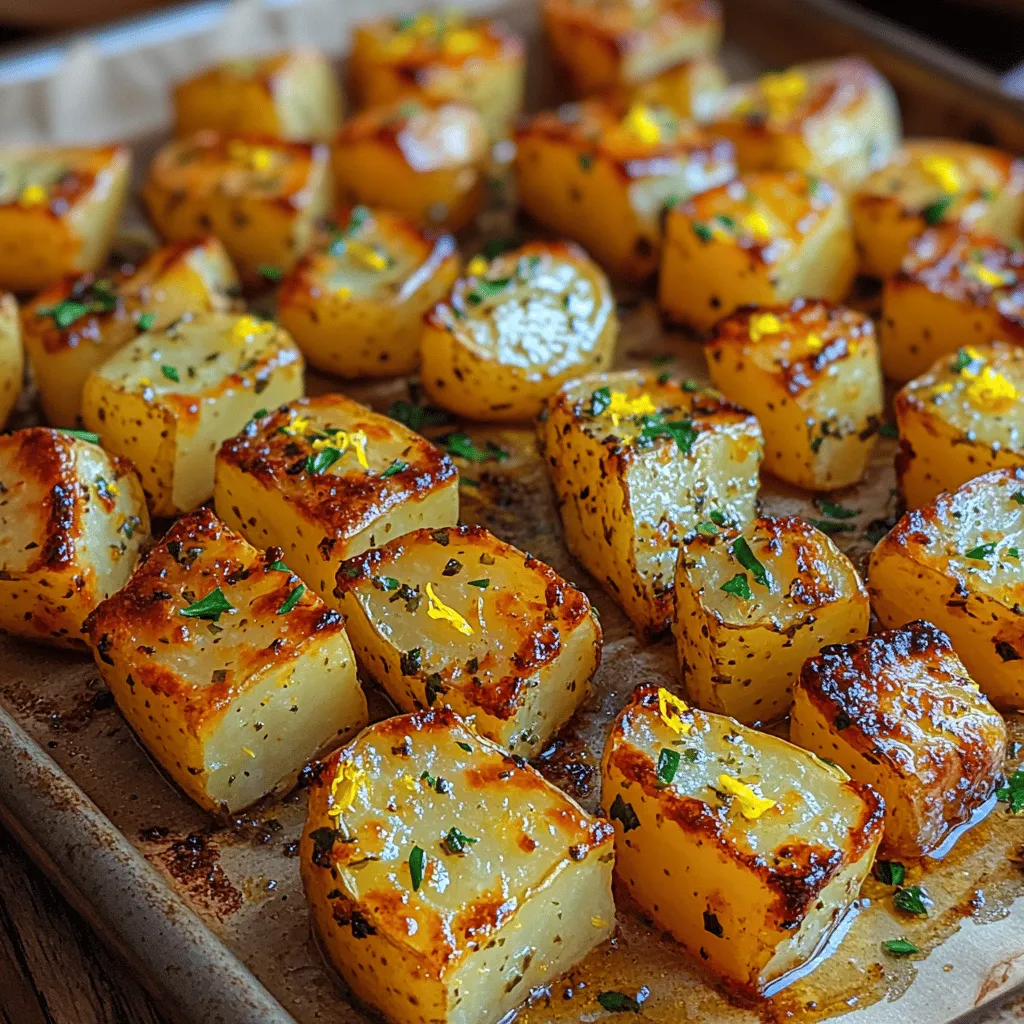 Side dishes play a crucial role in enhancing the overall dining experience, transforming a simple meal into something memorable. They not only complement the main course but also add a burst of flavor, color, and texture to the plate. Among the myriad of options available, Zesty Crispy Lemon Herb Potato Cubes stand out as a vibrant and flavorful choice that can elevate any meal. This recipe is not only easy to prepare but also features healthy ingredients that make it a guilt-free addition to your dining table.