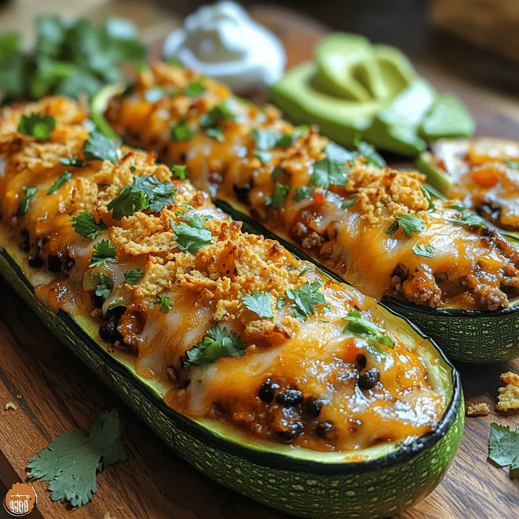 Using zucchini as a base for this hearty meal comes with numerous benefits. Zucchini is low in calories yet high in essential nutrients such as vitamins A and C, potassium, and dietary fiber. This green squash is not only hydrating but also supports digestive health, making it a fantastic addition to any meal. By swapping out traditional taco shells for zucchini, you can create a dish that feels indulgent without the guilt.