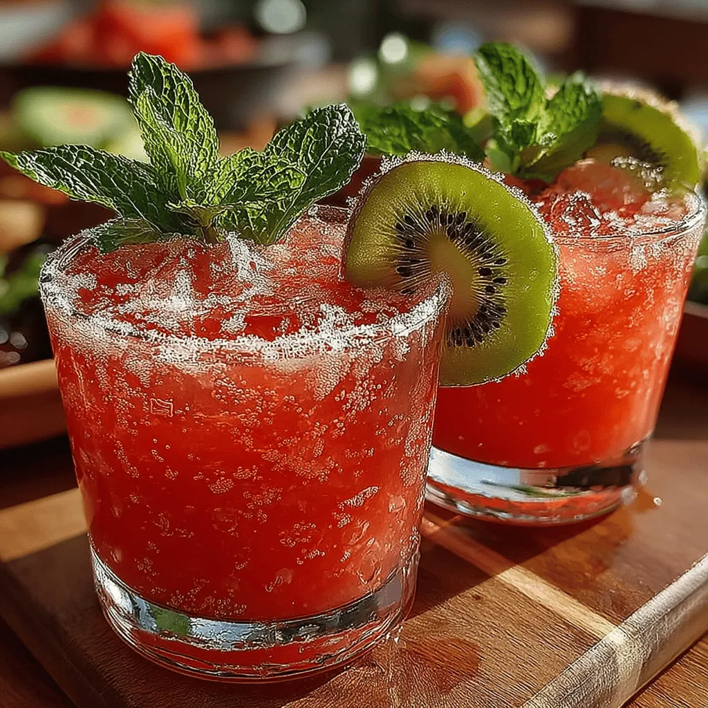 As the sun blazes overhead and summer days stretch long, nothing beats the allure of a refreshing beverage that cools you down and revitalizes your spirit. The Chilled Oasis: Watermelon Kiwi Delight stands out as the quintessential summer drink, perfectly crafted to quench thirst and invigorate the senses. With its vibrant colors and delightful flavors, this drink not only offers a feast for the eyes but also serves as a nourishing option for those hot days when hydration is key.