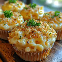 Imagine a world where the beloved comfort food, mac and cheese, transcends the confines of a bowl and takes on a new, delightful form—muffins. Yes, you read that right! These Cheesy Bites of Heaven, or Creamy Mac and Cheese Muffins, are a heavenly twist on the classic dish that brings a sense of nostalgia with every bite. The combination of creamy, cheesy goodness baked into a convenient muffin shape offers not just a feast for the taste buds but also an eye-catching presentation that makes them perfect for any occasion.