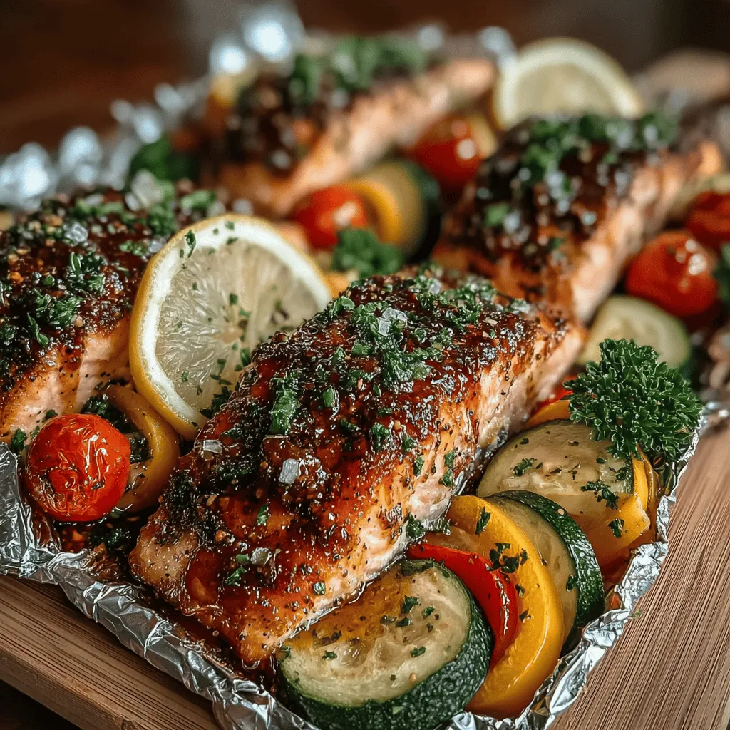 When it comes to quick, nutritious meals that are bursting with flavor, honey glazed salmon foil packs stand out as a top choice. This dish combines tender salmon fillets with a delectable honey marinade and an array of fresh vegetables, creating a wholesome meal that's not only satisfying but also visually appealing. Perfect for busy weeknights or as a standout dish for entertaining, these foil packs offer a delightful cooking experience that requires minimal effort and cleanup.