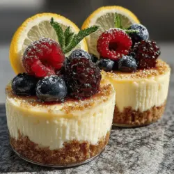 If you're in search of a dessert that perfectly balances creamy richness with zesty brightness, look no further than Frozen Lemon Cheesecake Yogurt Cups. These delightful treats offer a refreshing twist on traditional cheesecake, combining the tangy essence of lemon with the smoothness of Greek yogurt and cream cheese. Ideal for warm weather gatherings, summer picnics, or simply a sweet treat at home, these yogurt cups are as easy to prepare as they are delicious.