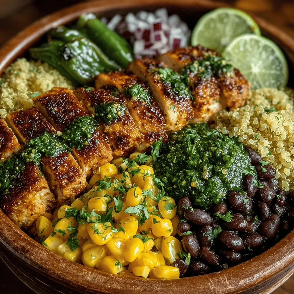If you're on the lookout for a dish that beautifully marries flavor with nutritional value, look no further than our Spicy & Zesty Healthy Hatch Chili Chicken Bowls. This vibrant recipe is designed to delight your palate while supporting your health goals, making it an ideal choice for anyone seeking a balanced meal. The combination of lean protein, wholesome grains, and fresh vegetables not only satisfies hunger but also excites the taste buds. What sets this dish apart is the unique heat that comes from Hatch green chiles, which infuse every bite with a zesty kick, making it a culinary standout.