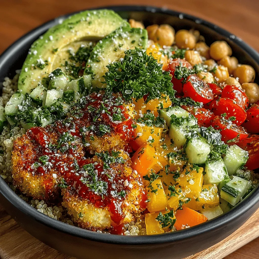 In today's health-conscious world, finding a meal that is both nutritious and satisfying can be a challenge. Enter the Quinoa & Veggie Power Bowl—a vibrant, flavorful dish that not only delights the palate but also packs a nutritional punch. This power bowl is an ideal choice for busy individuals looking for a quick lunch or dinner option that can be prepared in under 30 minutes. Filled with wholesome ingredients like quinoa, fresh vegetables, and protein-rich chickpeas, this recipe is perfect for anyone seeking a balanced meal.
