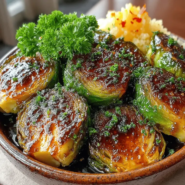 Brussels sprouts may not always be the first vegetable that comes to mind when thinking about nutritious options, but they are making a significant comeback in modern cuisine. These small, cabbage-like vegetables are packed with vitamins, minerals, and antioxidants, making them a fantastic addition to any meal. Their versatility allows them to shine in various dishes, but one preparation that has captured the hearts and palates of many is the honey balsamic glazed Brussels sprouts. This recipe enhances the natural flavors of Brussels sprouts with a sweet and tangy glaze, creating a delightful side dish that pairs well with almost any main course.