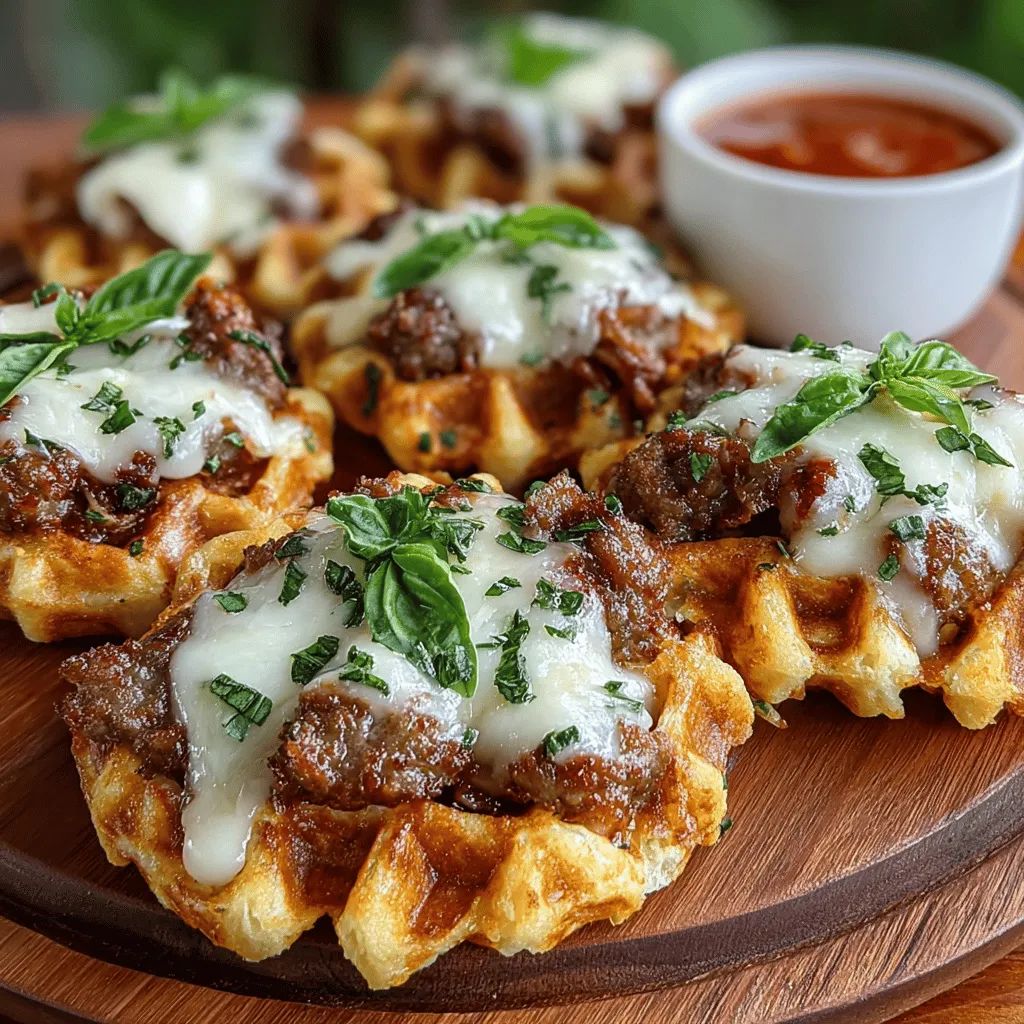 If you're looking for a dish that combines the beloved flavors of pizza with a unique twist, Mini Sausage Pizza Waffle Sliders are an excellent choice. These delightful little creations capture the essence of a classic pizza while incorporating the comforting texture of waffles, making them not only fun to eat but also incredibly satisfying. Perfect for family gatherings, game day, or casual meals, these sliders are versatile enough to be enjoyed at breakfast, lunch, or dinner.