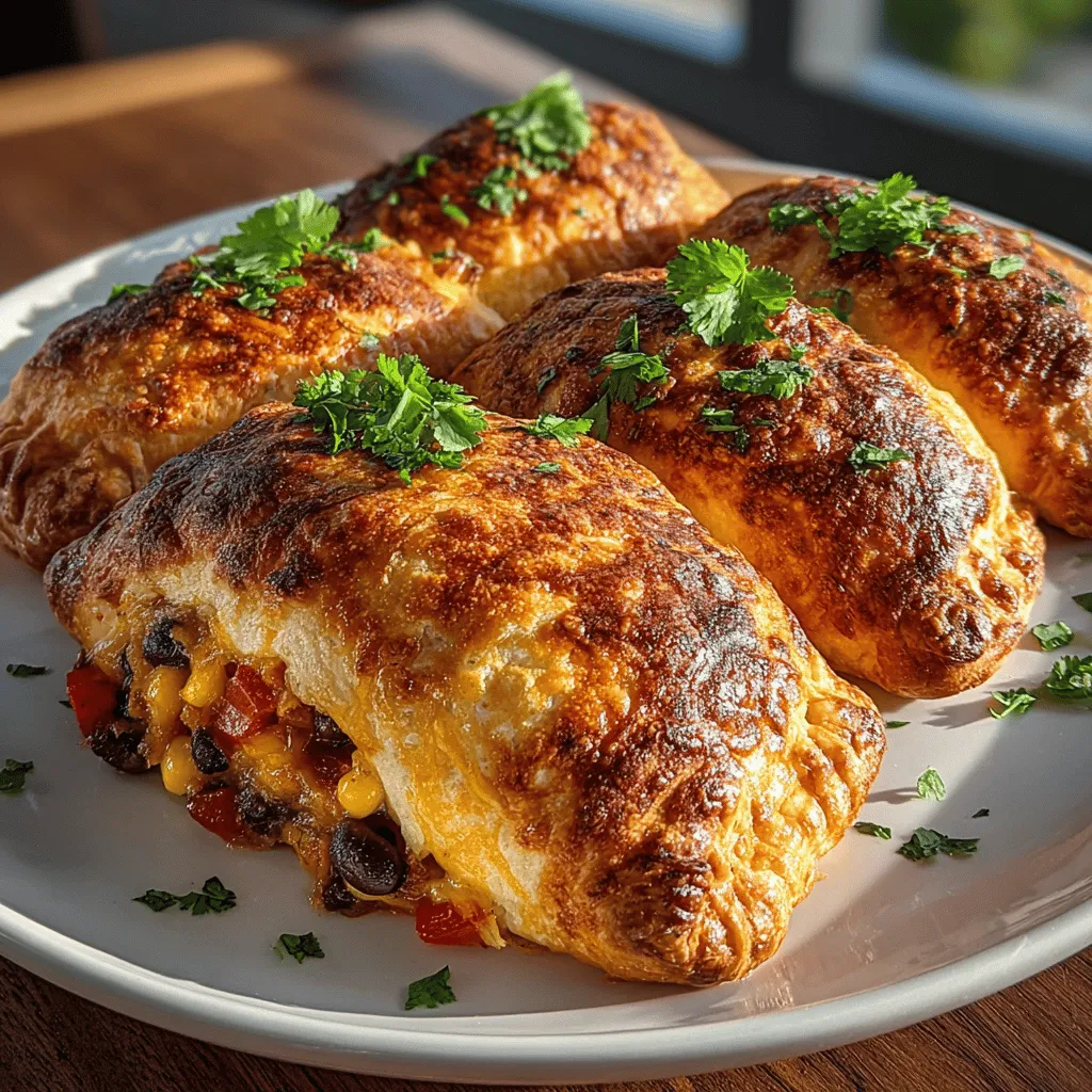 In the realm of comfort food, Cheesy Veggie Chili Pockets stand out as an irresistible treat that appeals to both the palate and the heart. These delightful pockets are a harmonious blend of rich, hearty chili encased in a golden, flaky puff pastry. They are perfect for a variety of occasions, whether you're preparing a quick dinner for your family, serving up appetizers at a gathering, or indulging in a satisfying snack during movie night. Not only do they satisfy cravings, but they also offer a nutritious boost, thanks to the beans and vegetables packed within.