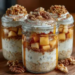 When creating a dish like Apple Pie Overnight Oats, selecting local ingredients can significantly enhance the flavor and nutrition of the meal. Local apples, for instance, are often fresher and more flavorful than those that have traveled long distances. Fresh produce not only supports local farmers but also tends to be more nutrient-rich, as it is harvested at peak ripeness. By incorporating local honey or maple syrup, you can add a unique touch to the sweetness while also minimizing your carbon footprint. Plus, local ingredients can help teach children about the importance of seasonal eating and sustainability.