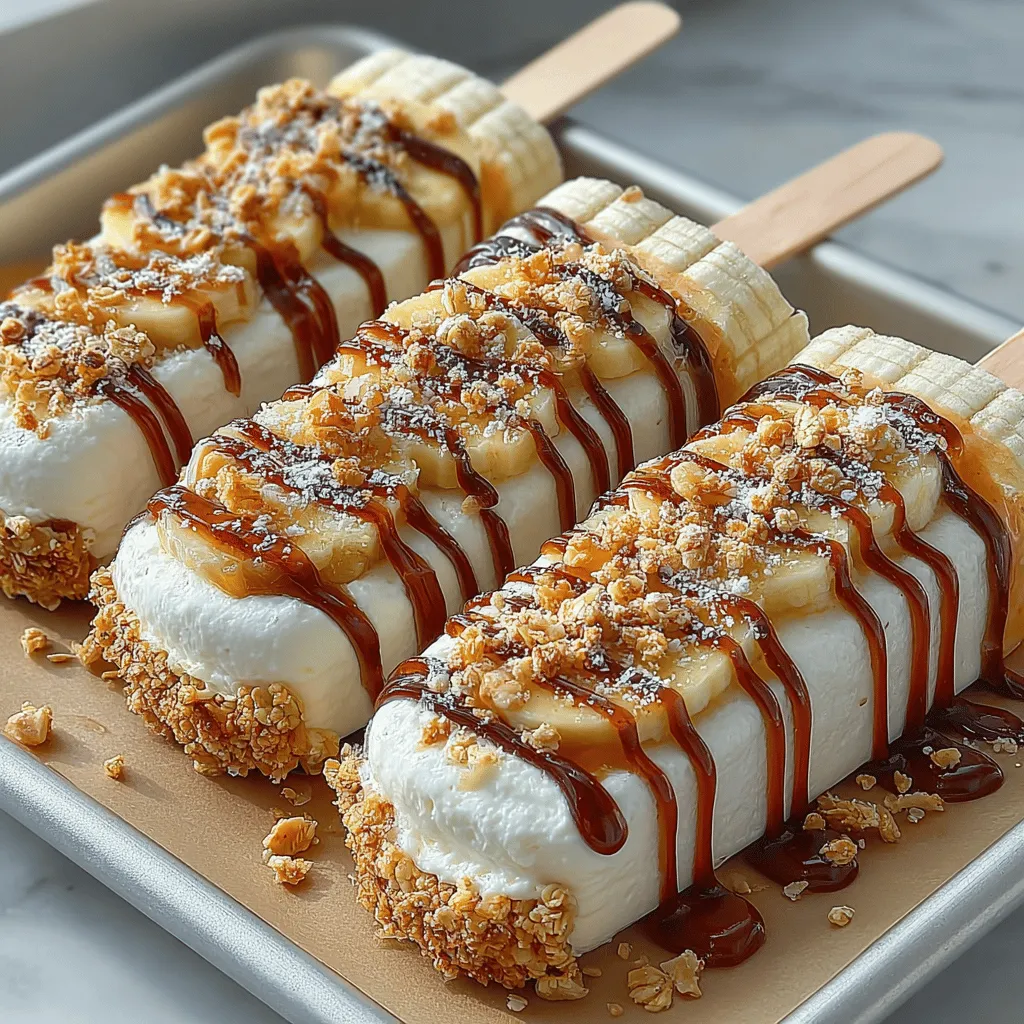 Before you dive into making your Banana Bliss Pops, it's important to know how to properly handle the bananas. Start by selecting ripe bananas; they should have a few brown spots but still be firm to the touch. This ripeness ensures they are sweet and flavorful.