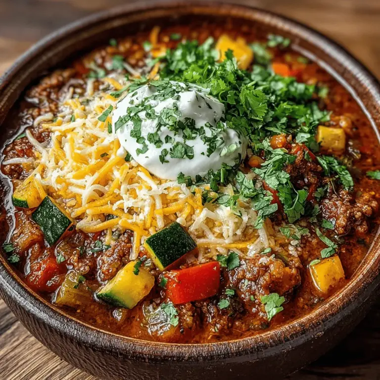 The foundation of any great chili starts with the aromatic base. Begin by finely chopping one medium onion and mincing three cloves of garlic. These ingredients are essential for building a flavorful base for your chili.