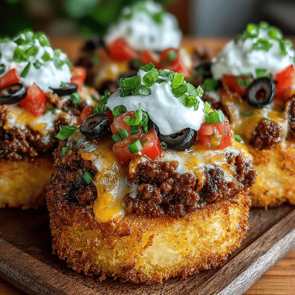 If you’re looking for a dish that perfectly marries comfort food with lively fiesta flavors, Cheesy Taco Potato Stacks are a must-try. This delightful recipe takes the classic taco and elevates it by layering it with crispy potato slices and gooey cheese, creating a mouthwatering experience that is both satisfying and fun. Whether you serve them as a crowd-pleasing appetizer at your next gathering or as a hearty main course for a family dinner, these potato stacks are sure to steal the show.
