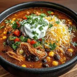 Cozy Slow Cooker Chicken Taco Soup
