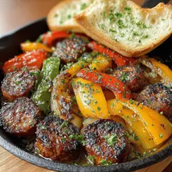 Sizzling Sausage & Peppers Delight is a culinary masterpiece that captures the essence of hearty, comforting meals. This dish showcases the vibrant flavors of Italian sausage paired with the sweetness of bell peppers and the aromatic allure of onions and garlic. With its irresistible aroma and mouthwatering taste, it has become a beloved favorite for both casual weeknight dinners and lively gatherings with family and friends.