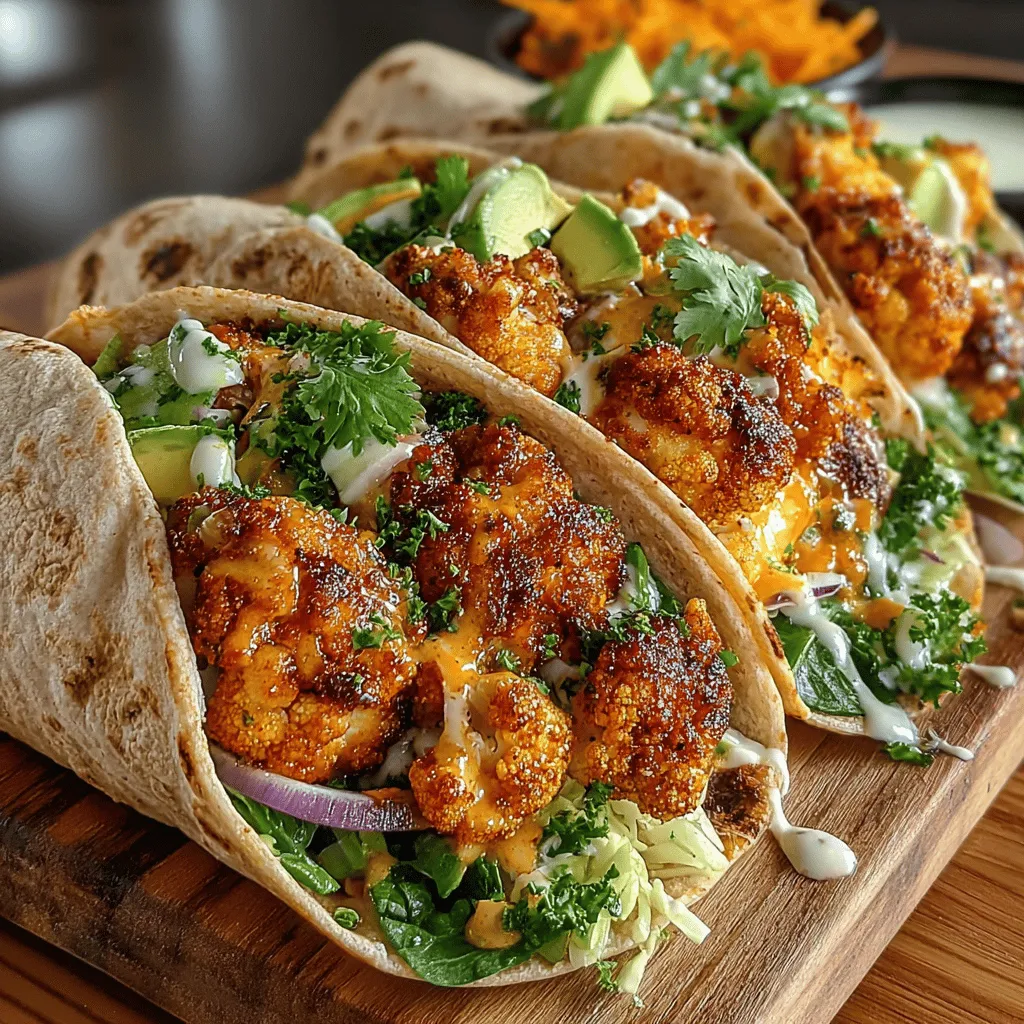 To create the perfect Fiery Buffalo Cauliflower Wraps, it’s essential to understand the key ingredients that contribute to both the flavor and nutritional profile of the dish. Here’s a closer look at what goes into this mouthwatering recipe:
