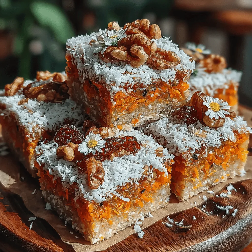 In today’s fast-paced world, finding a nutritious snack that fuels your day can be challenging. Many of us resort to convenience foods that often lack essential nutrients and can leave us feeling sluggish. Enter the Frosty Carrot Bliss Energy Bars—a delightful blend of wholesome ingredients that not only satisfy your hunger but also provide an energizing boost. These bars are packed with the goodness of carrots, oats, and nuts, making them the perfect on-the-go snack for busy individuals and families alike.