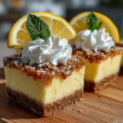As the sun shines brighter and temperatures rise, the craving for refreshing frozen desserts becomes nearly irresistible. Frozen treats offer a delightful way to cool down, and their popularity spikes during the warmer months. Among the myriad of options, one standout recipe is the Zesty Frozen Yogurt Lemon Pie Squares. This dessert not only satisfies your sweet tooth but also brings a burst of tangy lemon flavor and the creaminess of yogurt, making it an ideal choice for summer gatherings or a simple afternoon treat.