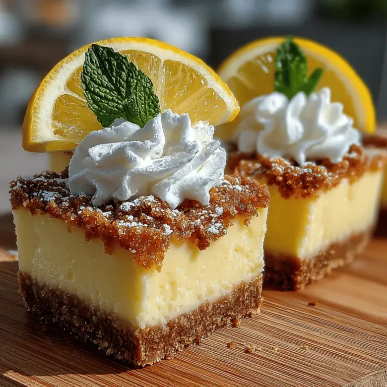 As the sun shines brighter and temperatures rise, the craving for refreshing frozen desserts becomes nearly irresistible. Frozen treats offer a delightful way to cool down, and their popularity spikes during the warmer months. Among the myriad of options, one standout recipe is the Zesty Frozen Yogurt Lemon Pie Squares. This dessert not only satisfies your sweet tooth but also brings a burst of tangy lemon flavor and the creaminess of yogurt, making it an ideal choice for summer gatherings or a simple afternoon treat.