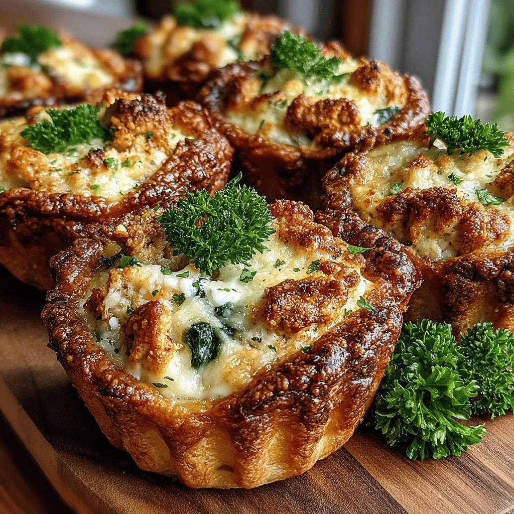 Welcome to the world of savory delights with our Mini Chicken Alfredo Wonton Pies! These bite-sized treats are the perfect combination of creamy, cheesy goodness encased in crispy wonton wrappers. Whether you’re hosting a gathering, celebrating a special occasion, or simply indulging in a comforting snack, these mini pies are sure to impress your guests and tantalize your taste buds. In this article, we’ll explore the ingredients, preparation methods, and tips for achieving the perfect flavor and texture, ensuring that your culinary adventure is both enjoyable and satisfying.