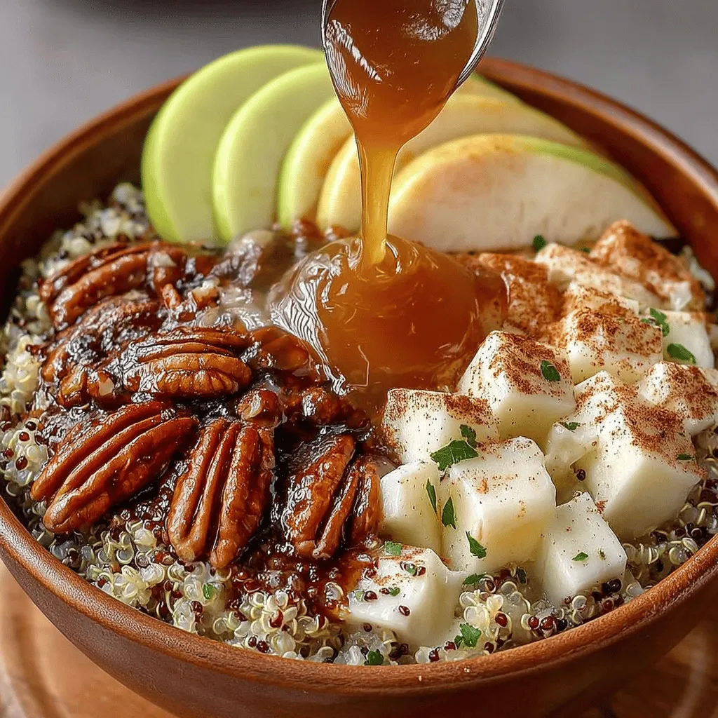 In a world where breakfast is often rushed or overlooked, finding a nutritious and satisfying morning meal can be a challenge. Enter the Cozy Apple Pecan Quinoa Breakfast Bowl—a recipe that not only nourishes the body but also delights the senses. This wholesome breakfast option combines the nutty flavor of quinoa with the natural sweetness of fresh apples and the delightful crunch of toasted pecans. It offers a warm and comforting start to the day, making it an ideal choice for anyone looking to elevate their breakfast routine.