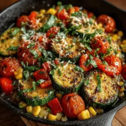 Zucchini & Tomato Summer Skillet Recipe