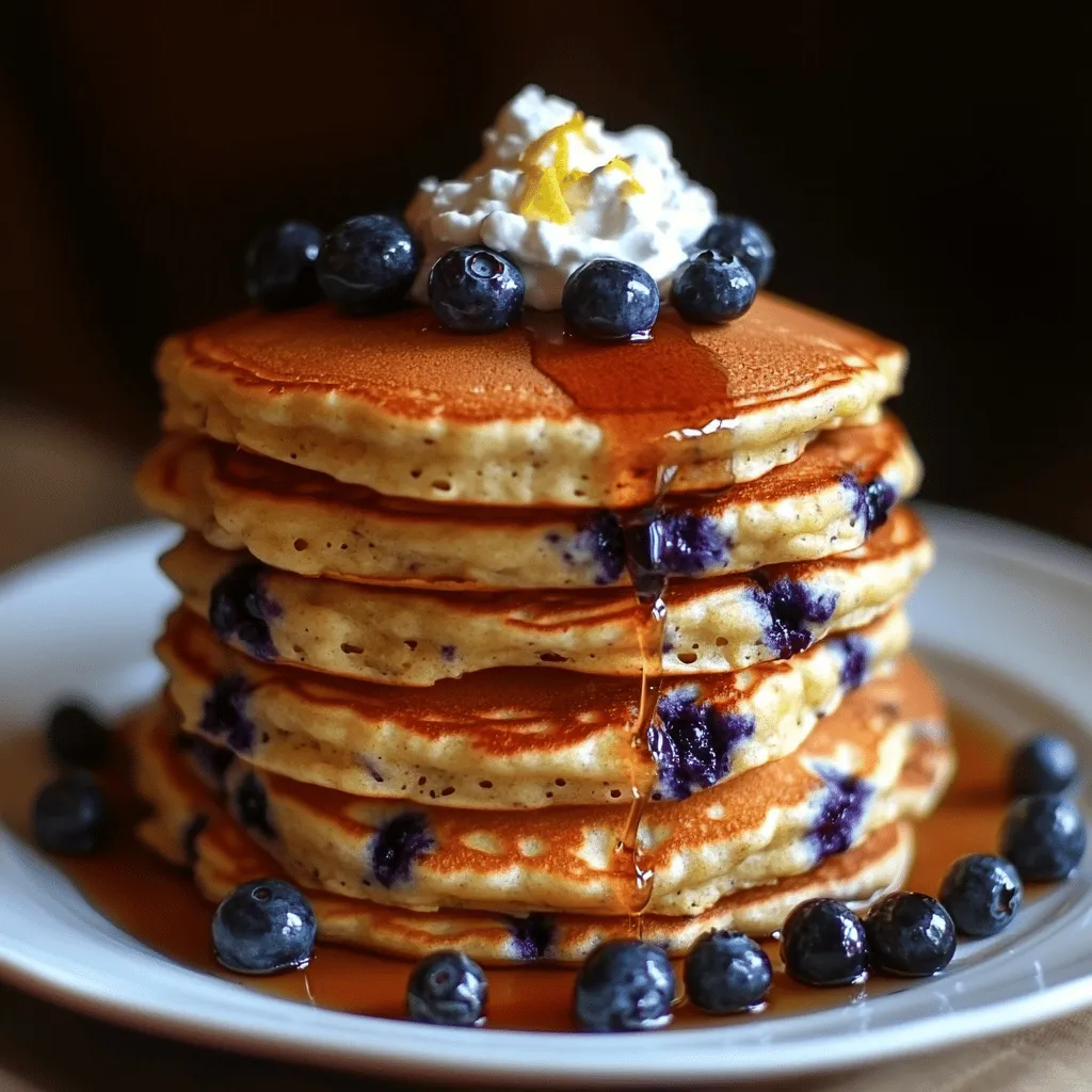 When it comes to breakfast or brunch, few dishes can rival the comfort and satisfaction of a stack of pancakes. Among the many variations available, Lemon Blueberry Ricotta Pancakes stand out as a unique and flavorful option that perfectly marries the tangy brightness of lemon with the sweet burst of blueberries. This delightful combination not only tantalizes the taste buds but also offers a textural experience that is both fluffy and creamy, thanks to the addition of ricotta cheese. Whether you’re looking to impress guests at a weekend brunch or simply indulge in a leisurely morning meal, this pancake recipe is sure to be a hit.