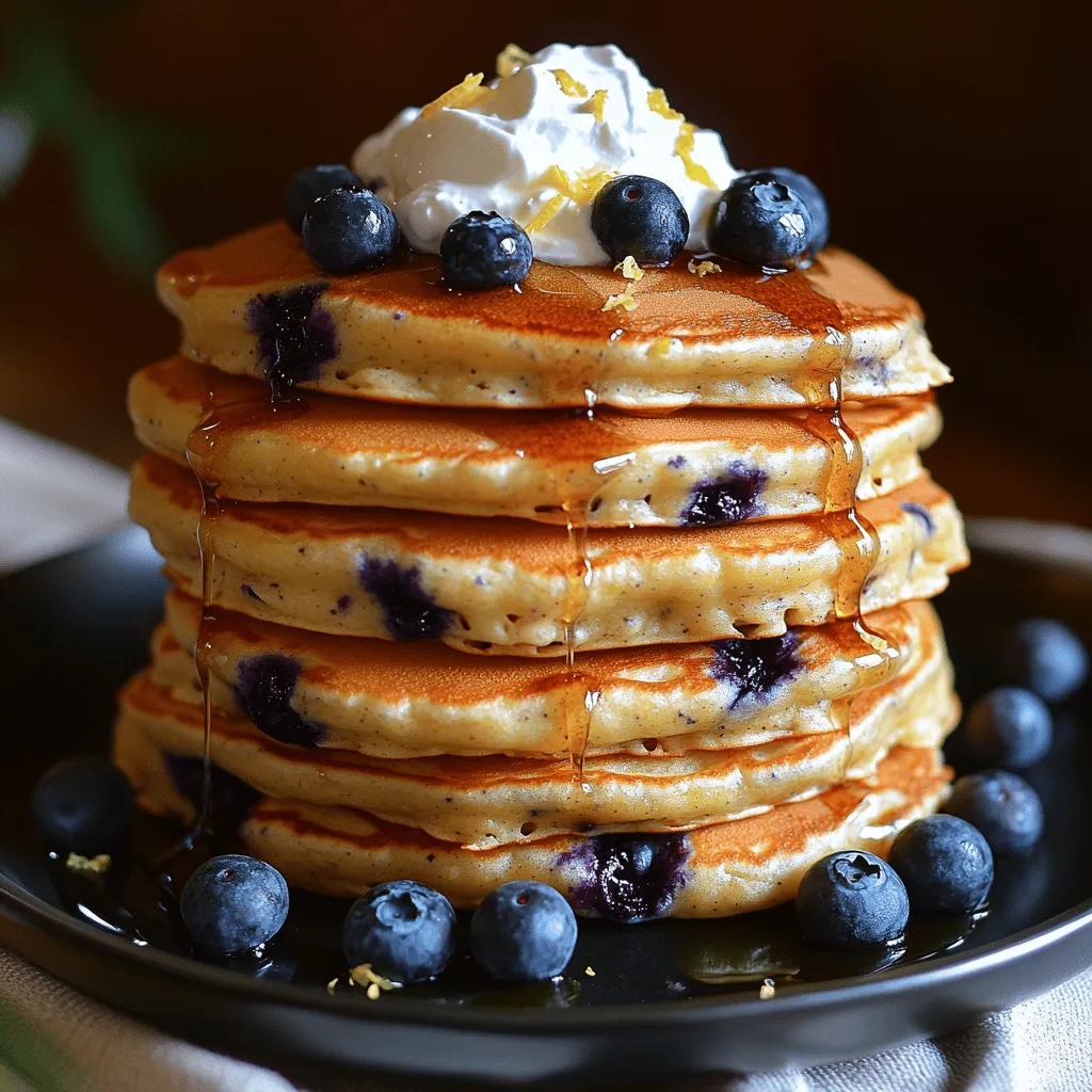 When it comes to breakfast or brunch, few dishes can rival the comfort and satisfaction of a stack of pancakes. Among the many variations available, Lemon Blueberry Ricotta Pancakes stand out as a unique and flavorful option that perfectly marries the tangy brightness of lemon with the sweet burst of blueberries. This delightful combination not only tantalizes the taste buds but also offers a textural experience that is both fluffy and creamy, thanks to the addition of ricotta cheese. Whether you’re looking to impress guests at a weekend brunch or simply indulge in a leisurely morning meal, this pancake recipe is sure to be a hit.