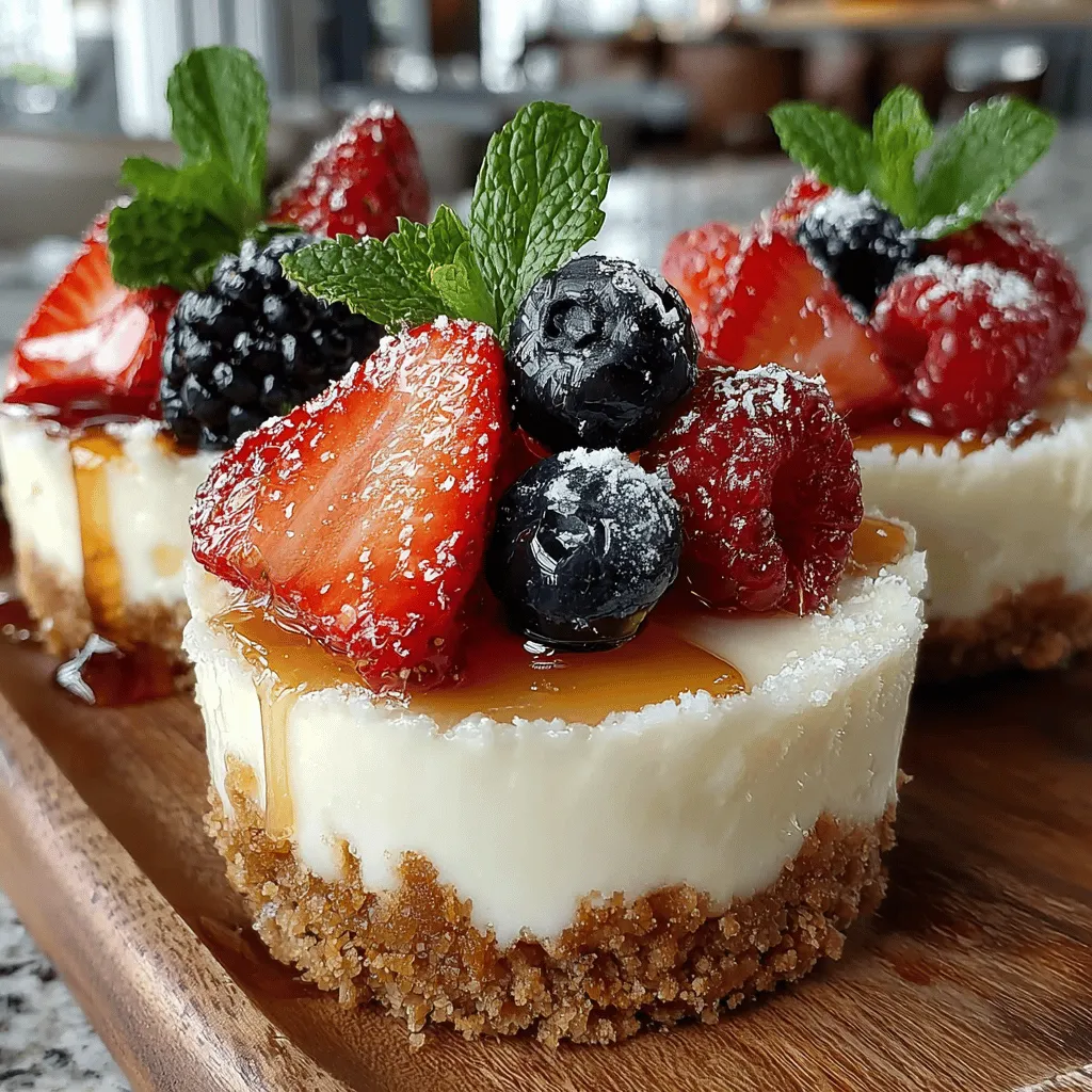 Indulging in dessert doesn't have to be an elaborate affair, especially when you can whip up a batch of Delightful Mini Cheesecake Cups with Berry Topping that are as scrumptious as they are easy to make. These bite-sized treats combine the creamy richness of cheesecake with a refreshing berry topping, making them perfect for any occasion—from summer barbecues to elegant dinner parties. Their petite size not only makes them adorable but also allows guests to enjoy a sweet treat without the guilt of overindulgence.