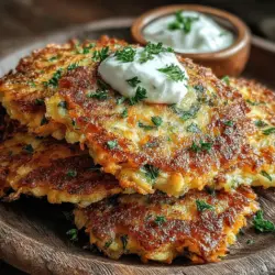 In the culinary world, vegetable fritters stand out as a delightful and versatile dish that can elevate any meal or snack time. Among the myriad of options, Crunchy Cabbage & Carrot Fritters offer a vibrant, crispy experience that not only satisfies the taste buds but also encourages a healthier lifestyle. With their appealing texture and flavor profile, these fritters are an excellent way to sneak more vegetables into your diet, making them a hit with both children and adults. Whether served as an appetizer, a snack, or a light meal, these fritters are sure to garner rave reviews at your dining table.