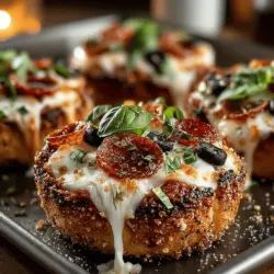 The fusion of flavors in Mini Pizza Bagel Nacho Bites is a testament to the creativity that can emerge in the kitchen. By combining the classic elements of pizza—such as marinara sauce and cheese—with the fun, sharable nature of nachos, you create a snack that appeals to a wide audience. The crunch of the bagel base offers a delightful contrast to the melted cheese and savory toppings, making each bite a harmonious experience.