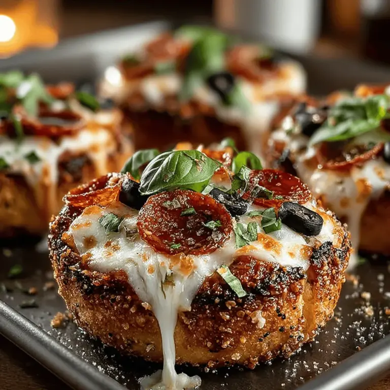 The fusion of flavors in Mini Pizza Bagel Nacho Bites is a testament to the creativity that can emerge in the kitchen. By combining the classic elements of pizza—such as marinara sauce and cheese—with the fun, sharable nature of nachos, you create a snack that appeals to a wide audience. The crunch of the bagel base offers a delightful contrast to the melted cheese and savory toppings, making each bite a harmonious experience.