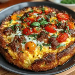 In recent years, innovative breakfast recipes have taken center stage, and one standout dish is the Zucchini Crust Breakfast Pizza. This delightful creation is not only a delicious treat but also a healthy, gluten-free alternative to traditional breakfast options. With its crispy crust made from zucchini and a medley of toppings that can satisfy any palate, this recipe serves as a perfect start to your day.