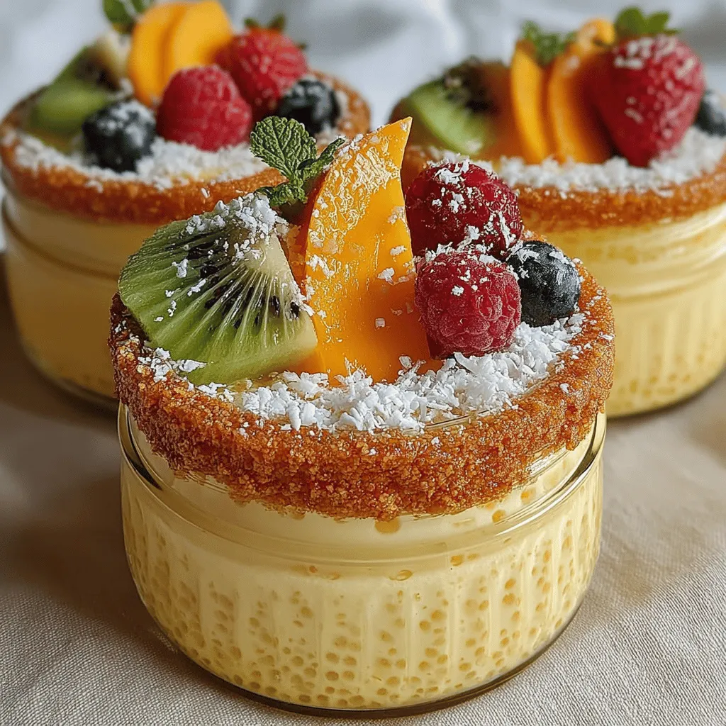 In a world where health-conscious eating often feels like a compromise on flavor, the Tropical Bliss Coconut Cream Chia Pudding emerges as a shining beacon of hope. This delightful dessert transcends the ordinary, combining the rich, creamy essence of coconut with the satisfying texture of chia seeds, resulting in a custard-like pudding that can make any meal feel special. Not only is it incredibly easy to prepare, but it also offers a wealth of health benefits that make it a guilt-free indulgence. In this article, we will delve into the unique characteristics of this tropical treat, explore its ingredients, and guide you through the initial steps of preparation, ensuring you can recreate this blissful pudding in your own kitchen.