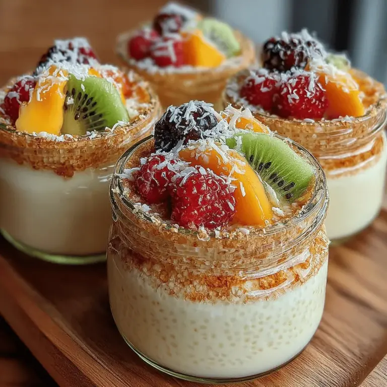 In a world where health-conscious eating often feels like a compromise on flavor, the Tropical Bliss Coconut Cream Chia Pudding emerges as a shining beacon of hope. This delightful dessert transcends the ordinary, combining the rich, creamy essence of coconut with the satisfying texture of chia seeds, resulting in a custard-like pudding that can make any meal feel special. Not only is it incredibly easy to prepare, but it also offers a wealth of health benefits that make it a guilt-free indulgence. In this article, we will delve into the unique characteristics of this tropical treat, explore its ingredients, and guide you through the initial steps of preparation, ensuring you can recreate this blissful pudding in your own kitchen.
