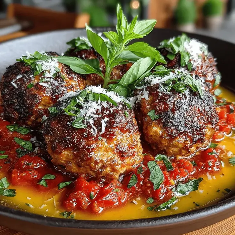 Savory Baked Turkey Meatballs with Marinara is a dish that marries convenience, health, and flavor in one delightful package. This recipe is not only an ideal choice for busy weeknight dinners but also serves as a crowd-pleaser for gatherings and family meals. With its roots in traditional Italian cuisine, this dish has evolved into a contemporary favorite, providing a nutritious alternative that doesn't compromise on taste. The combination of tender turkey meatballs and rich marinara sauce delivers a satisfying meal that can be enjoyed by both adults and children alike.