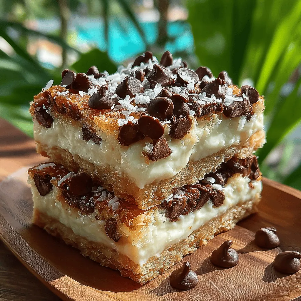 If you’re on the hunt for a dessert that encapsulates the essence of summer while offering a delightful treat, look no further than Tropical Bliss Frozen Yogurt Coconut Cookie Bars. This refreshing dessert combines the rich flavors of coconut with creamy yogurt and a satisfying cookie base, making it an irresistible choice for any occasion. Whether you’re planning a backyard barbecue, a pool party, or simply want to indulge in a sweet treat after a long day, these cookie bars are sure to please both family and friends alike.