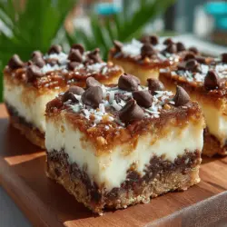 If you’re on the hunt for a dessert that encapsulates the essence of summer while offering a delightful treat, look no further than Tropical Bliss Frozen Yogurt Coconut Cookie Bars. This refreshing dessert combines the rich flavors of coconut with creamy yogurt and a satisfying cookie base, making it an irresistible choice for any occasion. Whether you’re planning a backyard barbecue, a pool party, or simply want to indulge in a sweet treat after a long day, these cookie bars are sure to please both family and friends alike.