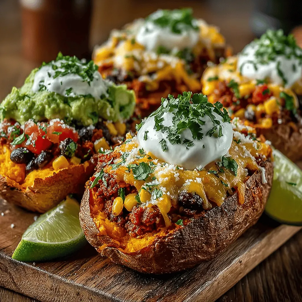 Sweet Potato Nacho Boats are an innovative twist on traditional nachos, combining the fulfilling sweetness of baked sweet potatoes with savory toppings that elevate this dish to a new level of deliciousness. Not only do these nacho boats cater to diverse palates, but they also pack a nutritional punch, making them an excellent choice for both gatherings and family meals. Whether you're looking for a hearty appetizer or a main dish that satisfies, Sweet Potato Nacho Boats offer a perfect balance of flavors and textures that will leave everyone wanting more.