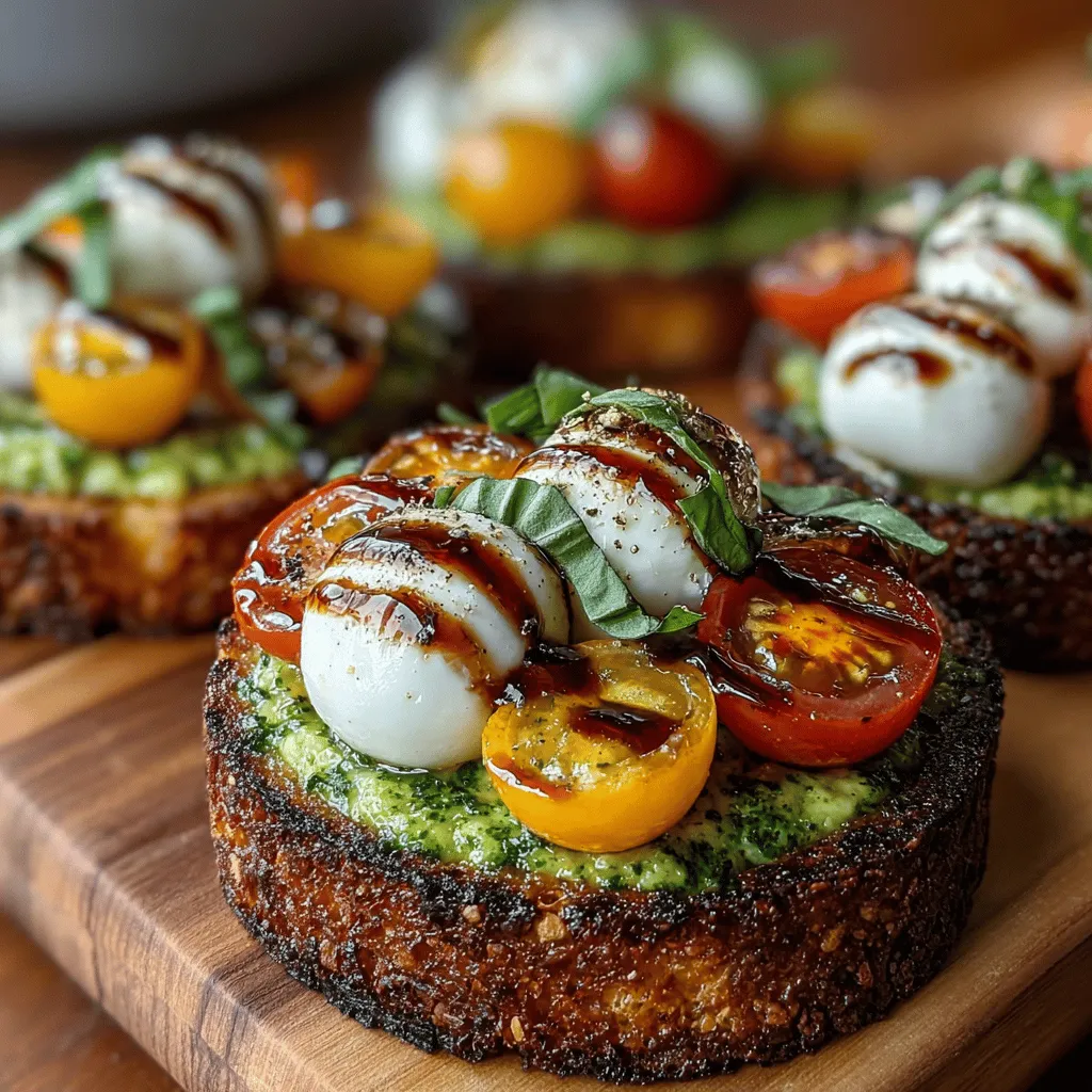 When it comes to appetizers that are both visually appealing and packed with flavor, Mini Caprese Avocado Toast Cups stand out as a delightful choice. These bite-sized cups are a fusion of classic Caprese salad elements—ripe avocados, cherry tomatoes, fresh mozzarella, and fragrant basil—served on a crisp toast base. They are perfect for a variety of occasions, from casual brunches and family gatherings to elegant cocktail parties and festive celebrations.