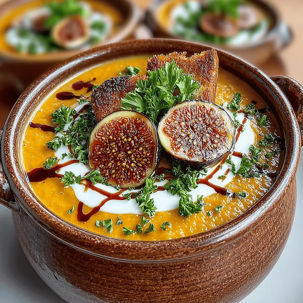 When it comes to innovative and delightful soup recipes, Creamy Fig Jam Soup stands out with its unique flavor profile that marries sweetness and savoriness in a comforting bowl. This dish is an exquisite blend of fresh figs and fig jam, creating a harmonious balance that excites the palate. Ideal for those cooler months when a warm, soothing soup can provide comfort, this recipe not only tantalizes your taste buds but also offers a rich, creamy texture that invites you back for seconds.