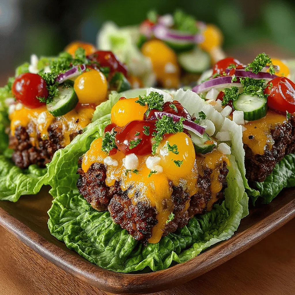 Cheeseburgers have long held a cherished place in the hearts of food lovers, celebrated for their rich flavors and satisfying experience. However, as health consciousness continues to rise, many people are seeking ways to enjoy their favorite foods without compromising on nutrition. Enter the mini cheeseburger lettuce wrap stacks—a delightful and wholesome alternative that allows you to indulge in the flavors of a classic cheeseburger while keeping your meal low in carbohydrates.