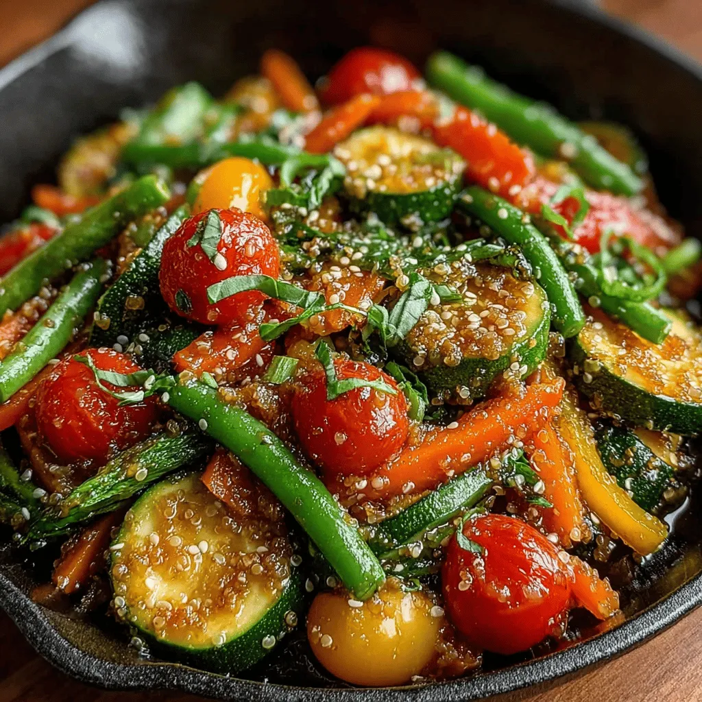 As the days grow longer and the sun shines brighter, there's no better way to celebrate the vibrant flavors of summer than with a refreshing vegetable stir fry. The Vibrant Summer Veggie Stir Fry is not just a dish; it's a celebration of the season's freshest produce, offering a burst of colors and flavors that can brighten any meal. This dish is particularly appealing during the summer months when local farmers’ markets are overflowing with fresh, seasonal vegetables. The combination of colorful ingredients not only tantalizes the taste buds but also provides a visual feast that embodies the essence of summer.