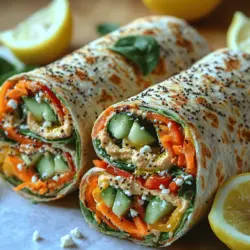 Rainbow Veggie Wraps: A Colorful Culinary Adventure
