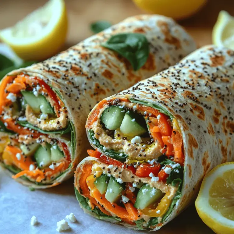 Rolling your Rainbow Veggie Wraps properly is essential to ensure that all the delightful fillings stay intact while you enjoy this nutritious meal. Here’s a step-by-step guide to help you master the art of rolling wraps: