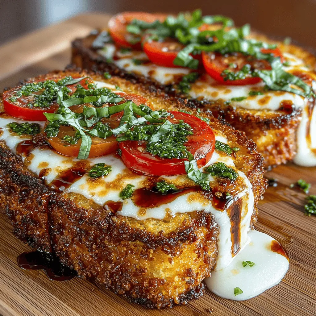 The Grilled Neapolitan Sandwich Melt is a delightful culinary creation that brings together the vibrant flavors of Italy in a simple, easy-to-make dish. This sandwich is perfect for anyone looking for a quick yet satisfying meal, particularly appealing to vegetarians and fans of fresh ingredients. With a harmonious blend of fresh mozzarella, ripe tomatoes, and aromatic basil, the Grilled Neapolitan Sandwich Melt is not only a feast for the taste buds but also a visual delight, making it an excellent choice for lunch or a light dinner.